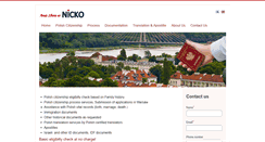 Desktop Screenshot of nicko-poland.com